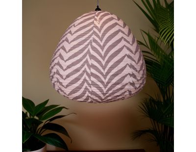 Lampe poire 70cm à poser ou suspendre Zebra grey (Zebra Grey)