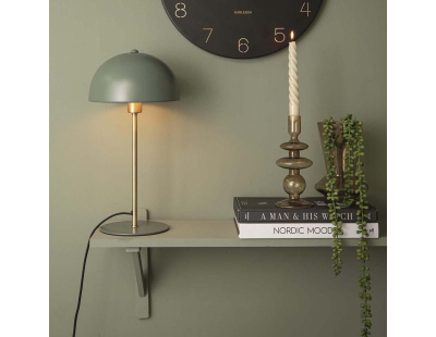 Lampe à poser en métal Bonnet 39 cm (Vert et noir)