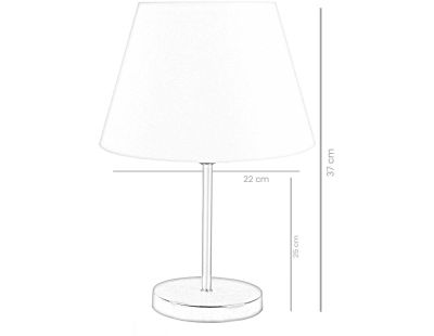 Lampe à poser en métal et PVC Naya (Lot de 2)