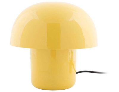 Lampe à poser en métal coloré Fat Mushroom Mini (Jaune)