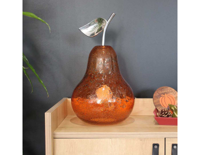 Lampe à poser en verre poire Pera