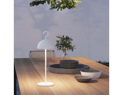 Lampe à suspendre ou poser Hook 36 cm (Blanc)