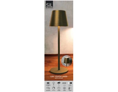 Lampe tactile intérieure extérieure led 36 cm (Doré)