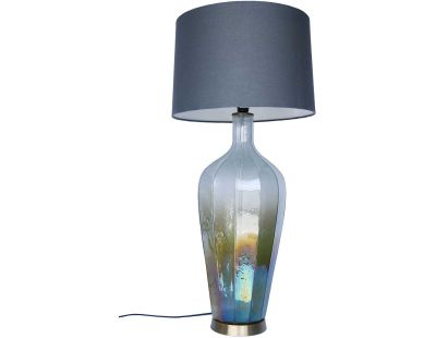 Lampe en verre irisé à poser