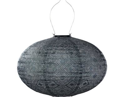 Lanterne solaire Oval 40 cm (Mosaic - Grey Blue)