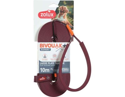 Longe plate en silicone rouge Bivouak (10 m)