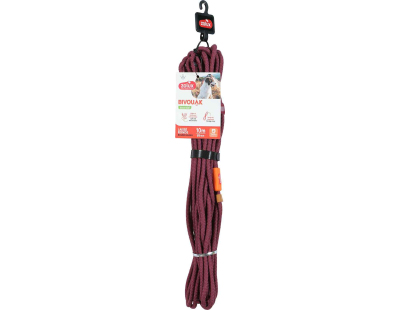 Longe ronde en polyester Bivouak 6 mm 10m (Rouge)