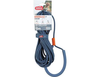 Longe ronde en silicone bleu Bivouak (10 m)