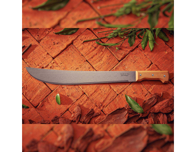 Machette en acier carbone et bois (Lame 51 cm)