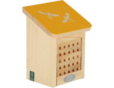 Maison à insectes en bois Pochoir (Abeilles)