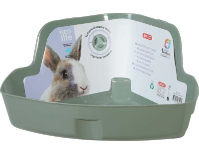 Maison de toilette d'angle pour lapin Neolife