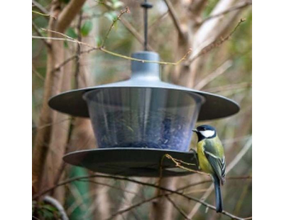 Mangeoire à oiseaux en plastique Cap (Noir)