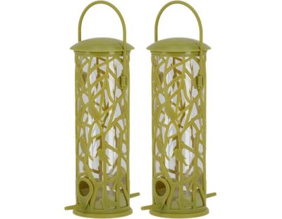 Mangeoire silo pour oiseaux Chiffchaff (Lot de 2)