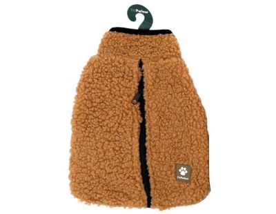 Manteau teddy pour chien 25 cm (Caramel)