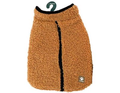 Manteau teddy pour chien 35 cm (Caramel)