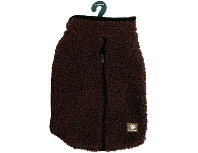 Manteau teddy pour chien 35 cm (Chocolat)