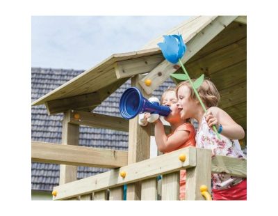 Mégaphone pour cabane enfant (Bleu/Blanc)