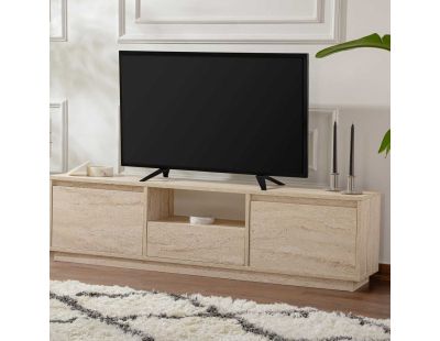 Meuble TV en aggloméré 168x43,5x12,5 cm Vanguard (Beige Travertine)