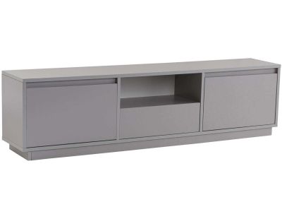 Meuble TV en aggloméré 168x43,5x12,5 cm Vanguard (Gris)