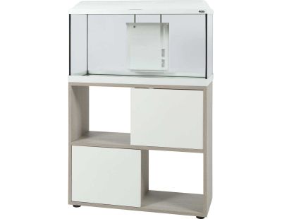 Meuble pour aquarium Iseo et Tana 84L (Blanc)