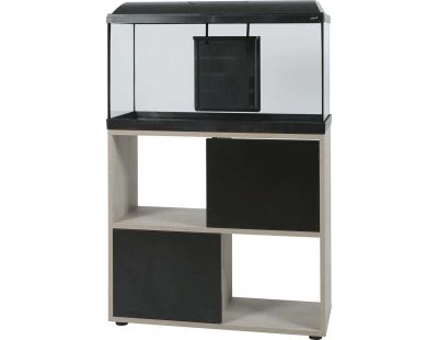 Meuble pour aquarium Iseo et Tana 84L (Noir)