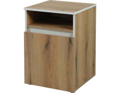 Meuble pour aquarium colonne 50 x 50 cm (Blanc)