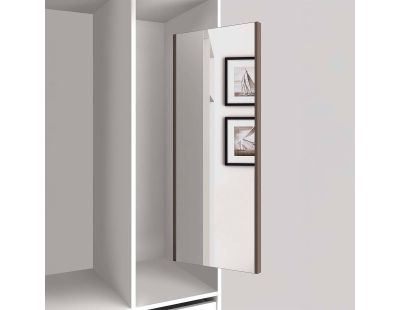 Miroir extractible pour l'intérieur de l'armoire (Moka)