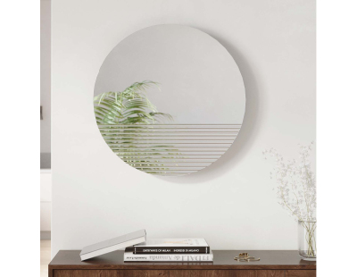 Miroir rond effet strié 61 cm Ridge