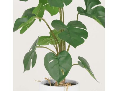 Monstera artificiel pot en céramique 50 cm