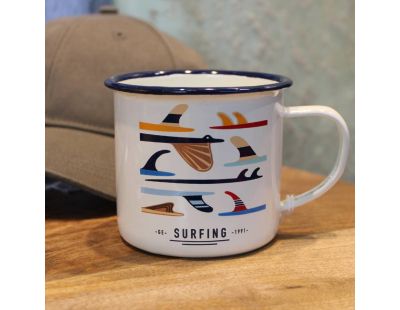 Mug en métal émaillé Surfing