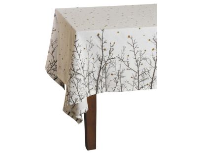 Nappe Etoiles carrée en coton (170x170cm)