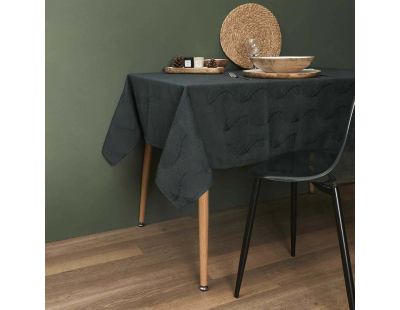 Nappe jacquard Black forest 140 x 240 cm