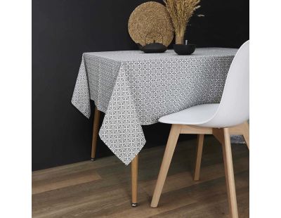 Nappe en polyester antitâche à motifs Gouttes 140 x 240 cm