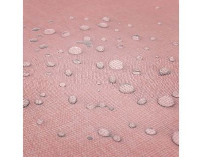 Nappe rectangulaire effet lin imperméable 260 x 170 cm (Rose)