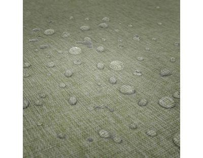 Nappe rectangulaire effet lin imperméable 260 x 170 cm (Vert)