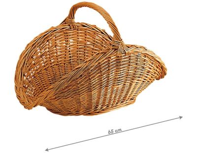 Panier à bûches en osier