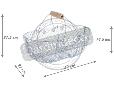 Panier de peche coquillage 20 litres