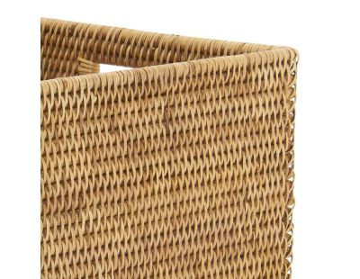 Panier de rangement en rotin naturel (24 x 19 x 13 cm)