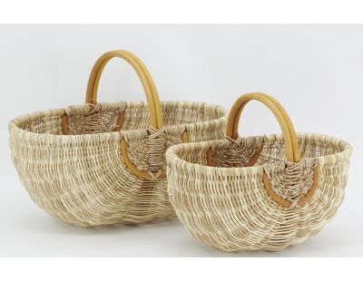 Duo de panier en rotin (Naturel)