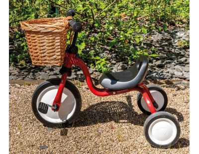 Panier à vélo en osier naturel (Petit modèle)