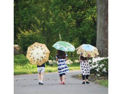 Parapluie chiot en métal et bois (Labrador)