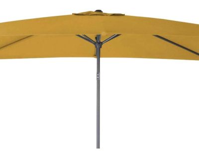 Parasol aluminium avec manivelle 3x2m Tilt (Curry)