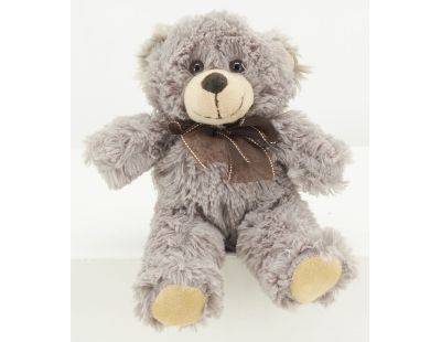 Peluche ours en acrylique gris foncé (20 cm)