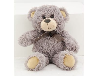 Peluche ours en acrylique gris foncé (30 cm)