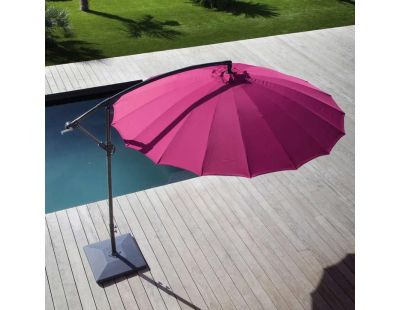 Pied en béton gris pour parasol Pagode ou Eco 50 Kg