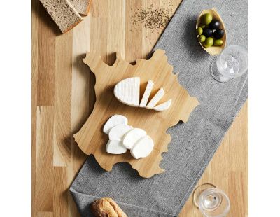 Planche à fromages en bambou forme France