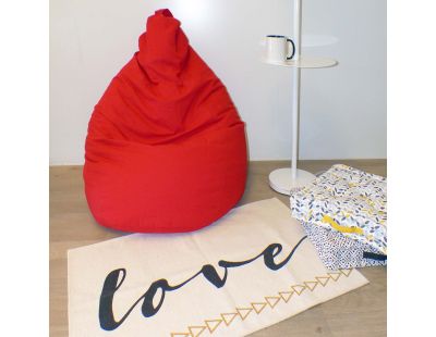 Poire en coton Lana 75 x 110 cm (Rouge)