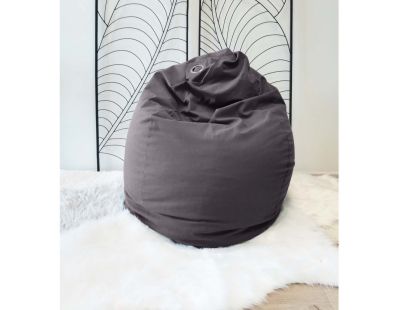 Poire en coton déhoussable Flo (Gris Anthracite)