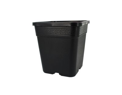 Pot de plantation carré noir 9 litres (Lot de 10)