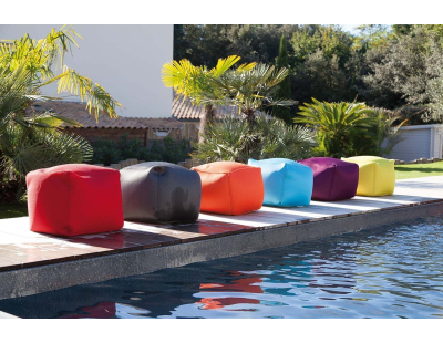 Pouf de piscine Big Bag 40 cm (Aubergine)